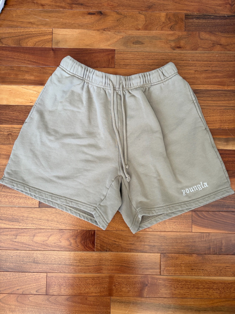 YoungLA Men's Tan Cotton Shorts - Size S